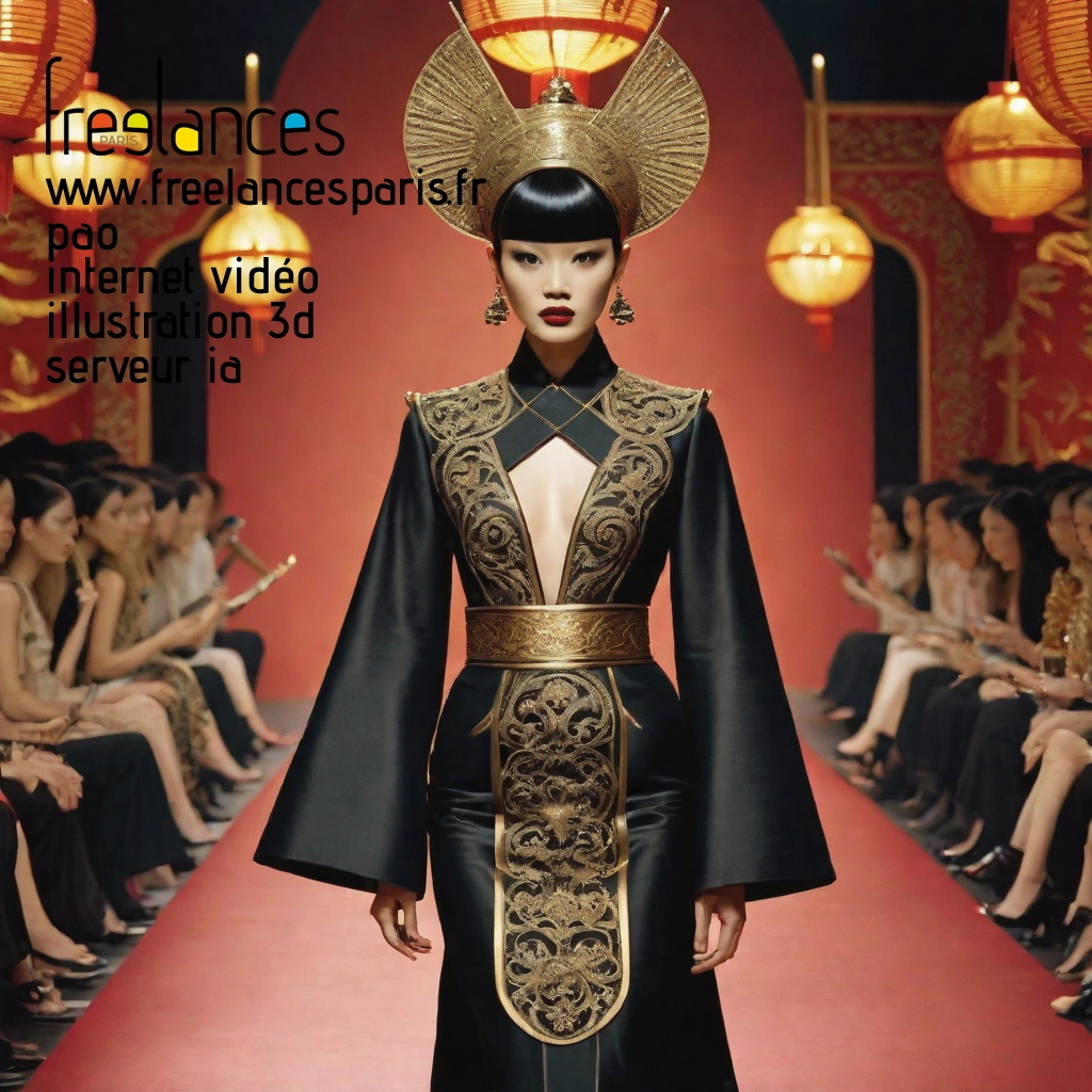 Pao mise en page internet vidéo illustration 3d serveur IA générative AI freelance paris studio de création magazines ldh71cv0